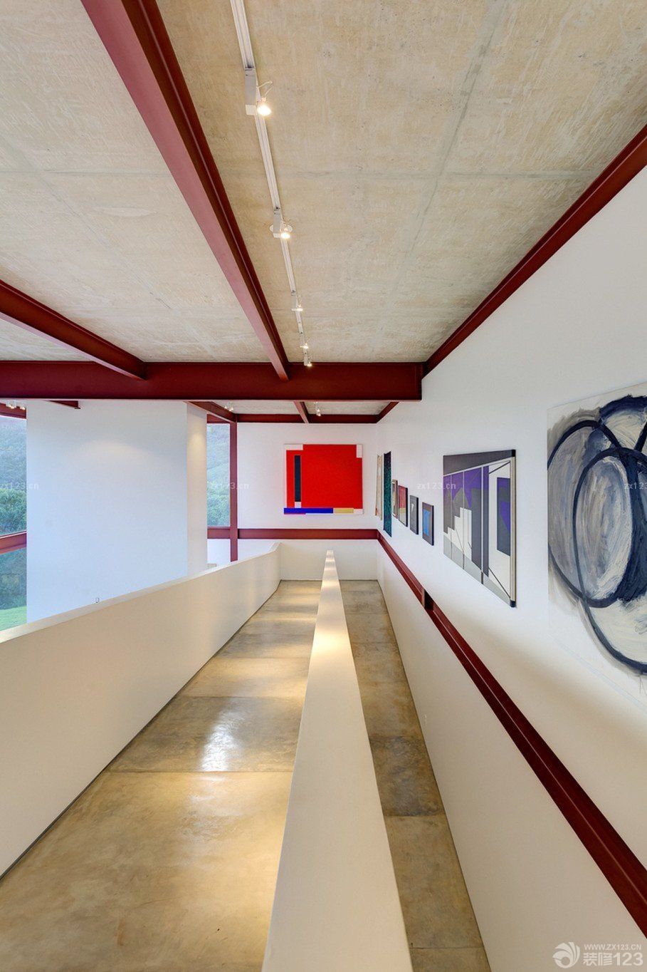 公司走道石材吊顶效果图片