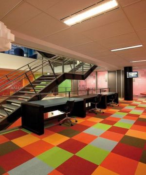 公司loft办公室装饰效果图
