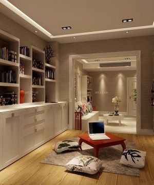 别墅家居书厨设计效果图