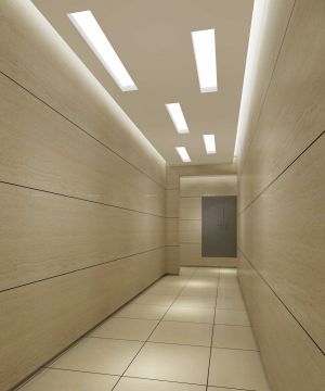 公司走道室内吊顶效果图