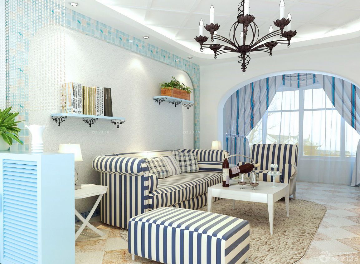 家庭装修小客厅效果图大全