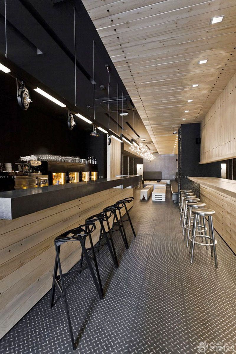 简约个性酒吧石材吧台装修效果图片大全