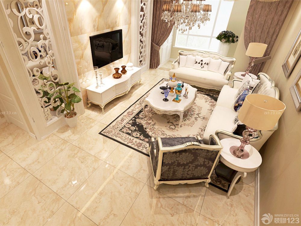 三居室家装客厅设计