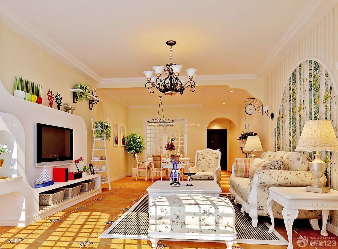 好看的客厅背景墙设计装修图