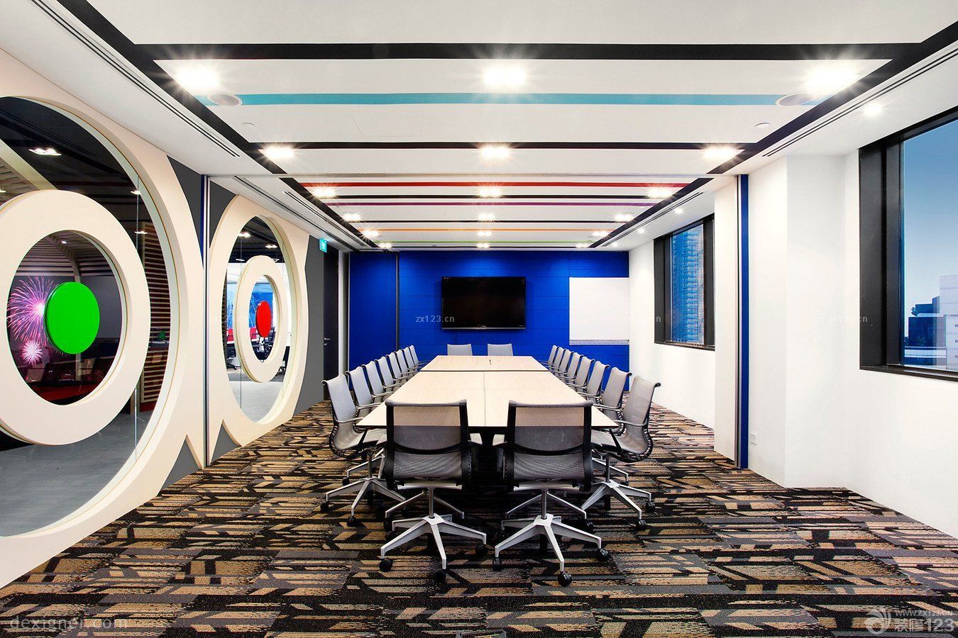 最新公司电视背景墙效果