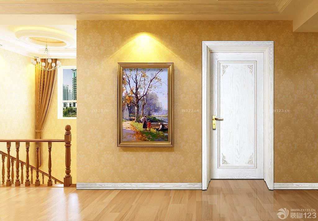 欧式门颜色搭配效果图