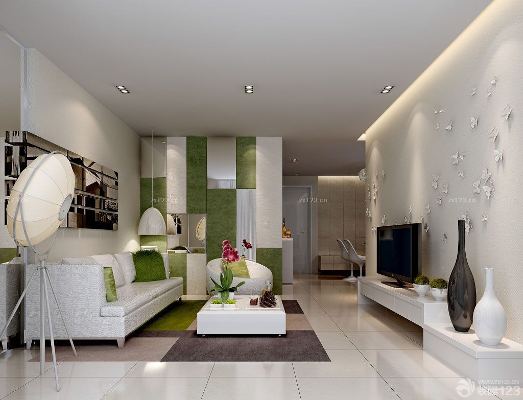 时尚家居自建房内部布置装修图