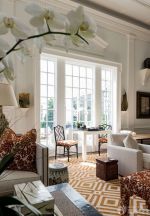 美式风格客厅地毯效果