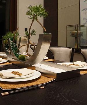 中式餐桌桌布设计图片