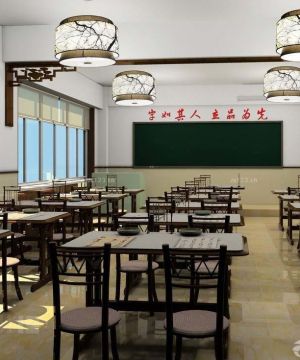 培训学校教室装修设计案例2025