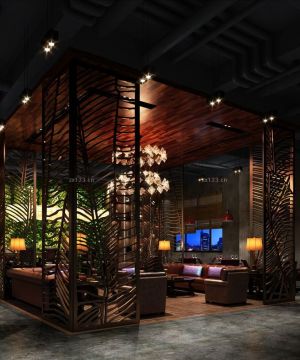 2025某培训学校大厅设计装修效果图片