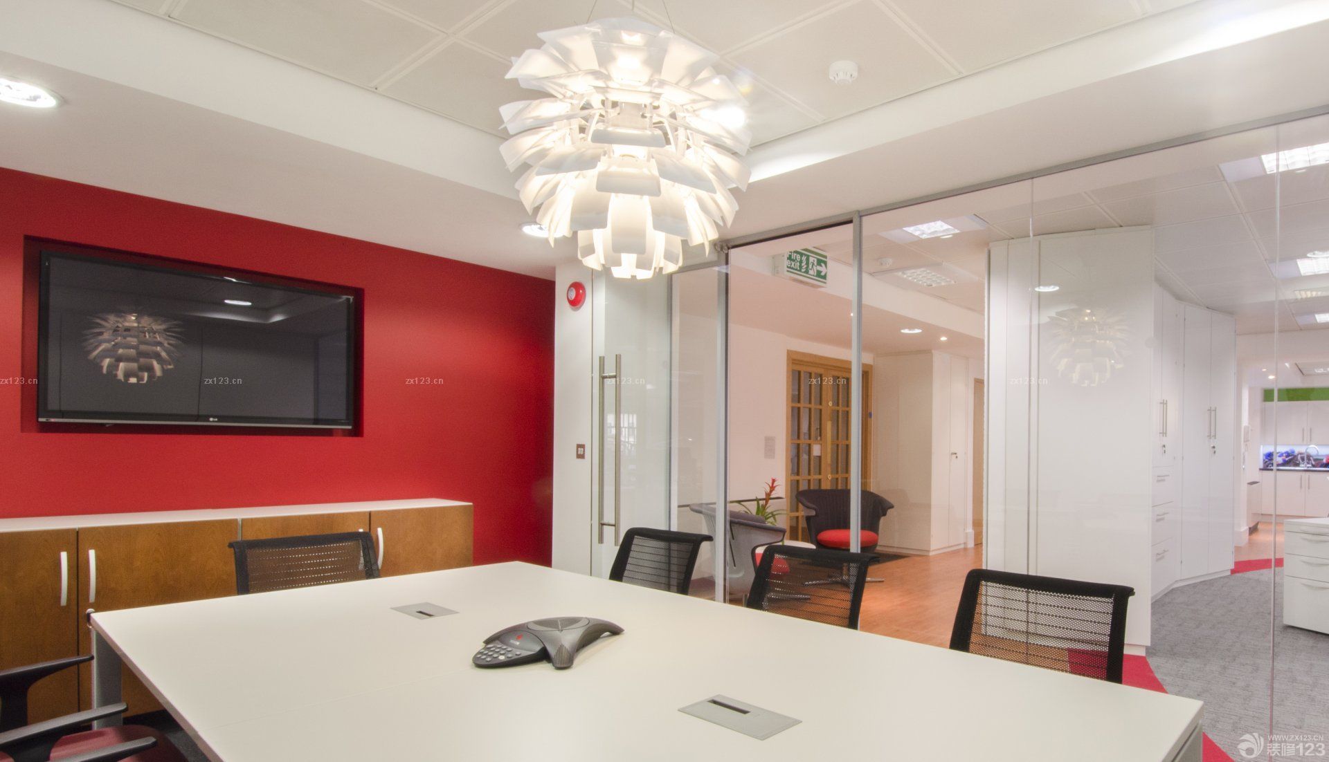 经典公司电视背景墙设计