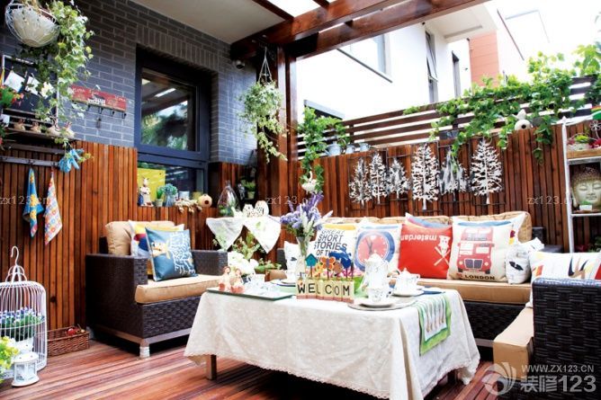 北欧家居风格阳台装修图欣赏