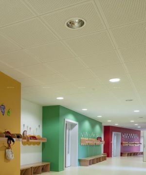 学校走廊装修效果图 吊顶装修效果图2025