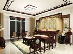 客厅中式装修效果图大全2023图片 明清古典家具图片