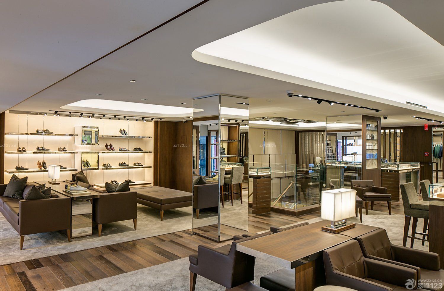 商场鞋柜设计 鞋柜装修效果图2025款