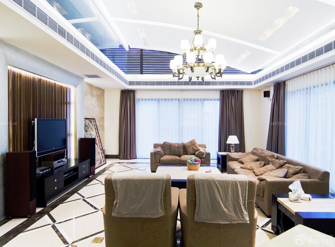 客厅装修吊顶效果图大全2025图片 吊顶造型