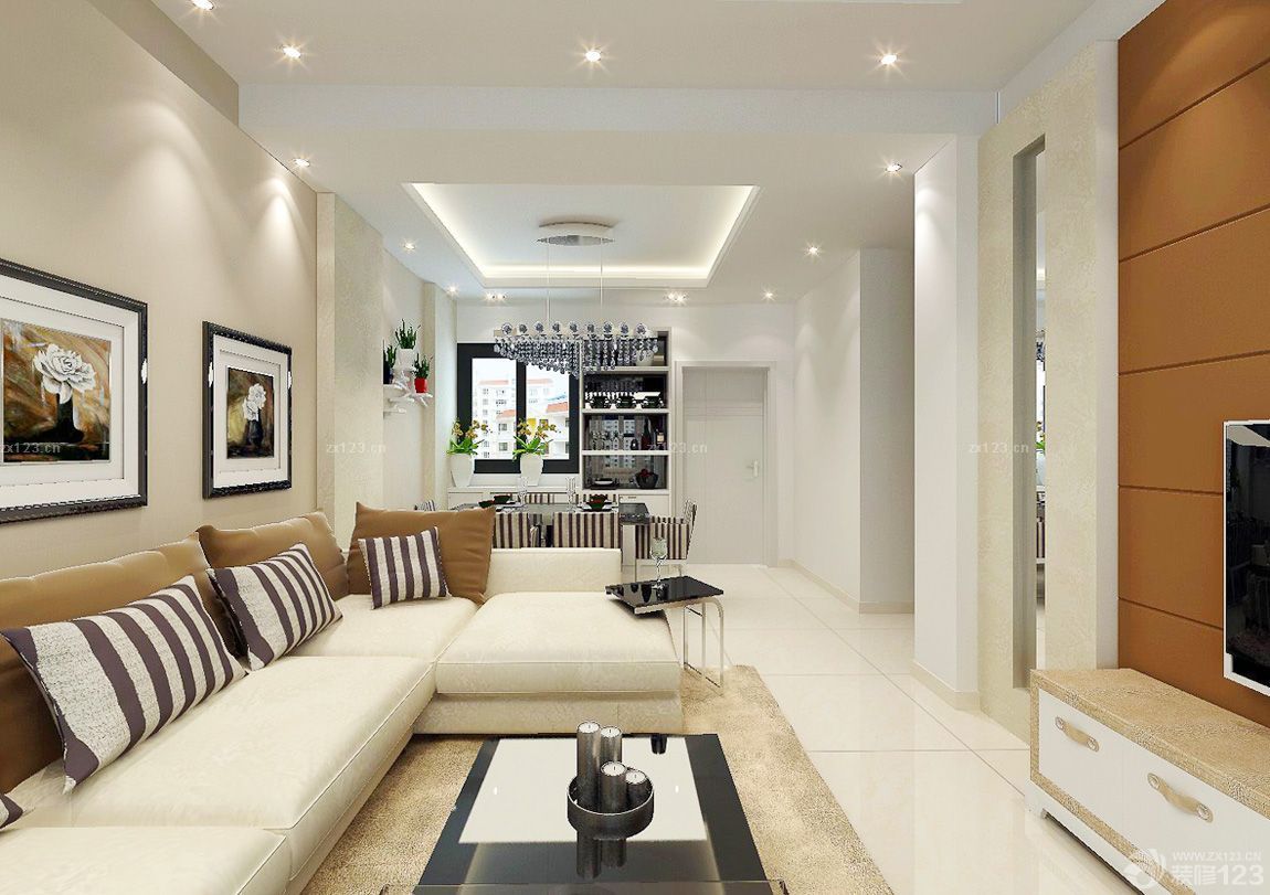 客厅简装修效果图大全2025图片 筒灯装修效果图片
