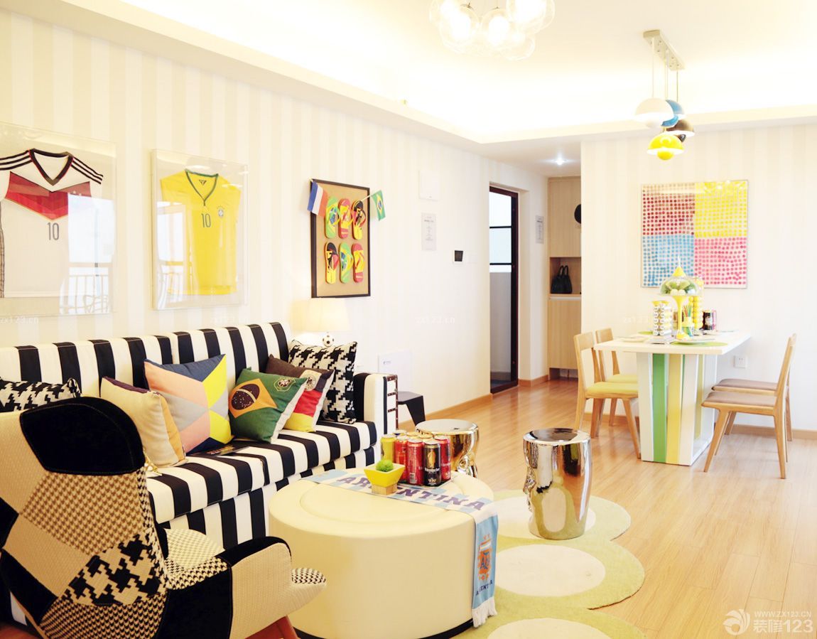 客厅连餐厅装修效果图大全2025图片 小客厅装修效果图片