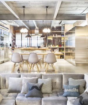 客厅餐厅吊顶装修效果图大全2025图片 大型别墅设计