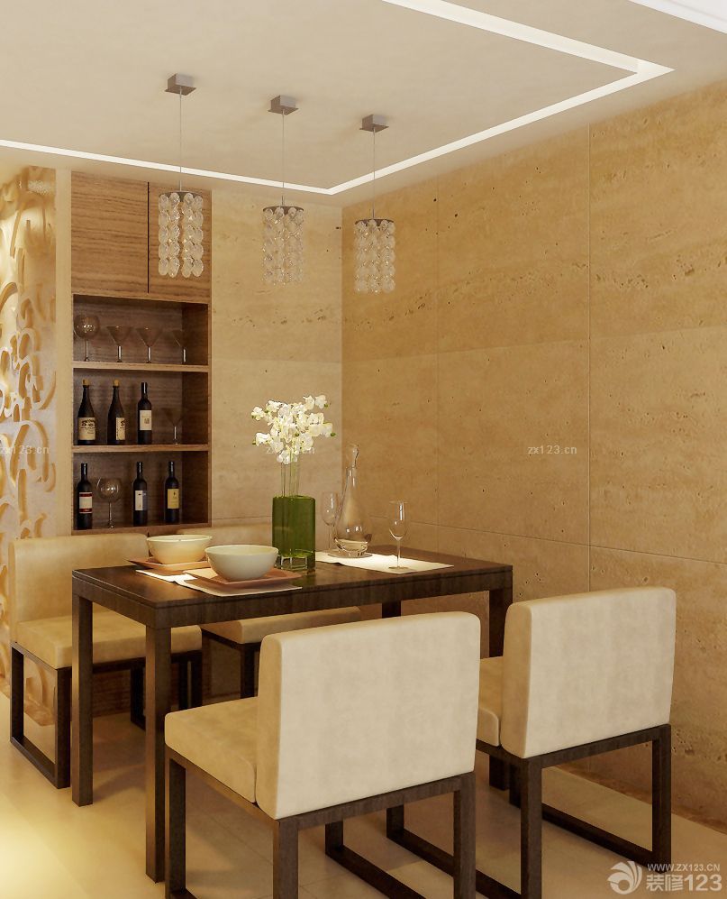 餐厅背景墙装修效果图大全2025图片 60平米装修