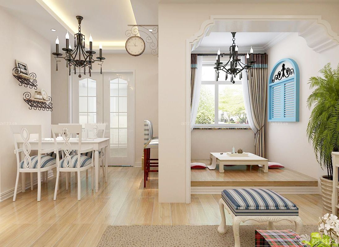 小餐厅装修效果图大全2025图片 地中海家装