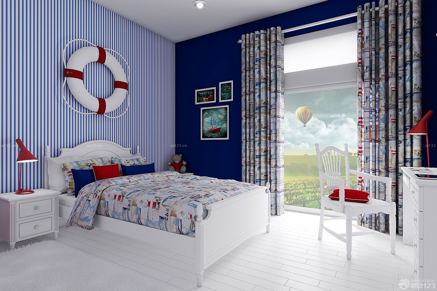 地中海家装10平方卧室装修效果图