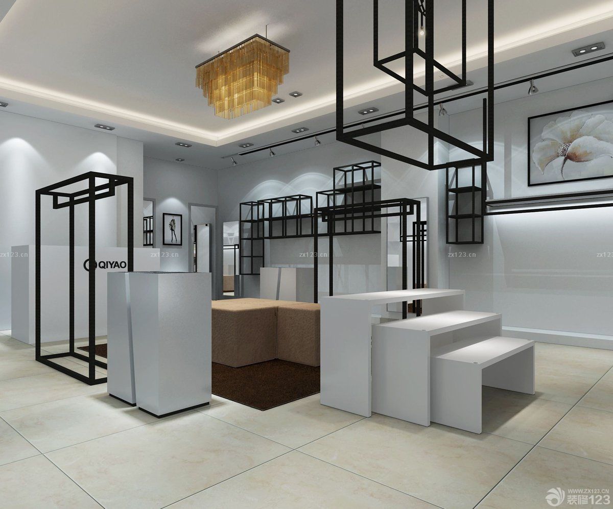 店面装饰画装修效果图片