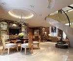 餐厅客厅装修效果图大全2025图片 自建别墅设计