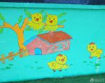 国立幼儿园手绘墙壁画设计效果图
