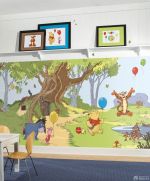 豪华幼儿园室内手绘墙壁画设计图