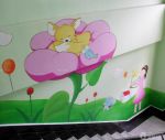 幼儿园室内手绘墙壁画设计图片