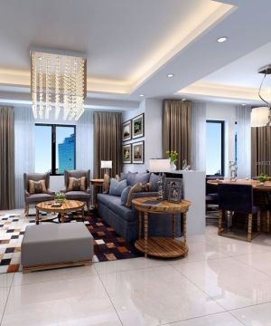 餐厅客厅装修效果图大全2025图片 家装别墅