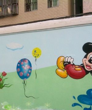 某市区幼儿园手绘墙壁画设计图片大全