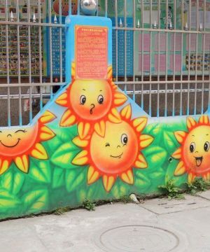 私立幼儿园手绘墙壁画设计效果图