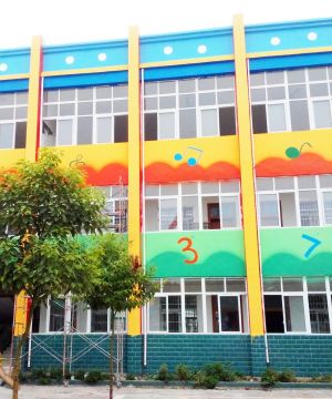 幼儿园外墙手绘墙壁画设计