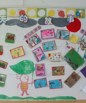幼儿园照片墙简单设计效果图