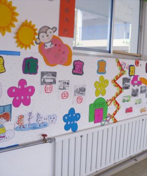 幼儿园照片墙室内设计效果图片