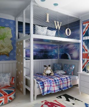 地中海风格家居10平方卧室装修设计效果图