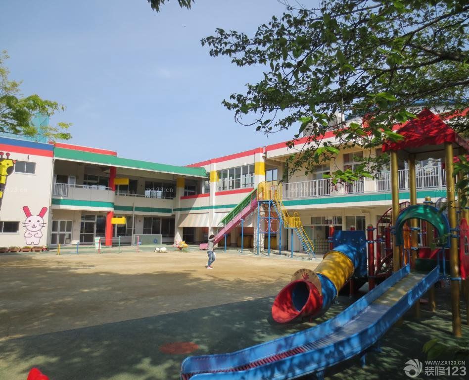 日韩幼儿园装修效果图 室外设计