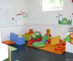 现代简约幼儿园室内白色墙面装修效果图片