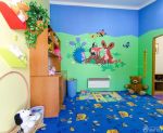 上海最新幼儿园房间室内手绘墙装修效果图片
