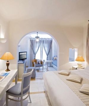 现代卧室装修效果图大全2025图片 门洞造型