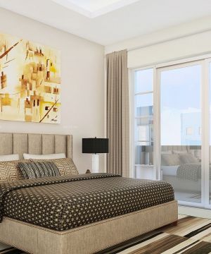 现代卧室装修效果图大全2023图片 墙面装饰装修效果图片