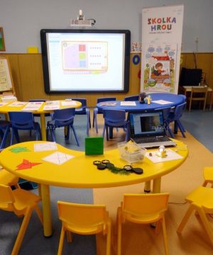 现代简约幼儿园装修效果图 教室设计
