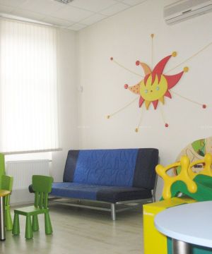 现代简约幼儿园室内墙面装饰装修效果图片