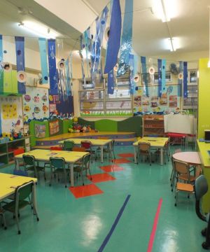 日韩幼儿园教室室内装修效果图片