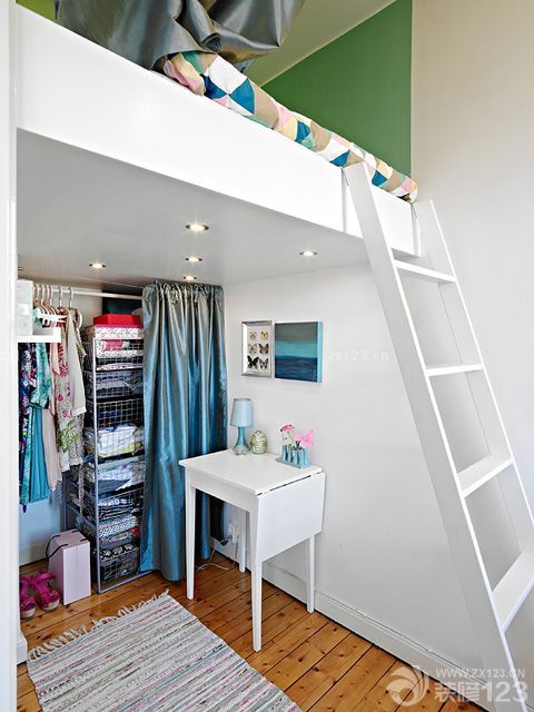 单身公寓一居室装修效果图设计