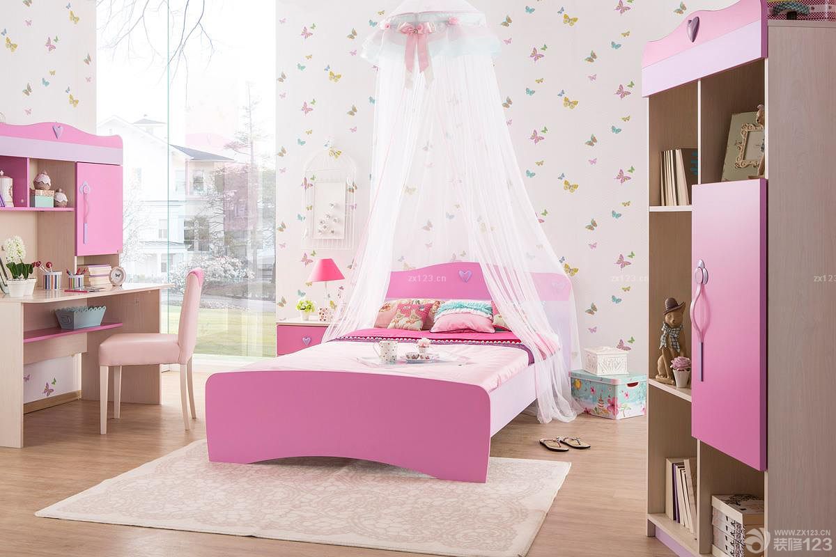 女生小卧室床缦装修效果图片