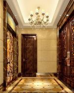 欧式玄关吊灯装修效果图片